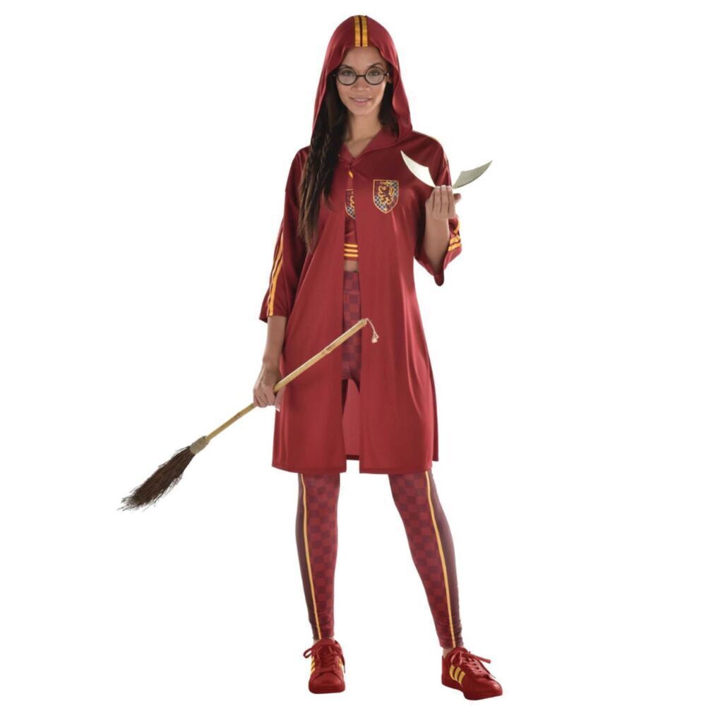 NWT Harry Potter Gryffindor Quidditch Halloween Costume Ginny Weasley Size L